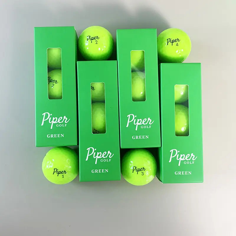 12-Pack Piper Green Golf Balls