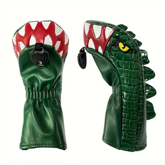 T-Rex Golf Wood Head Cover For Driver Fairway And Hybrid, Waterproof