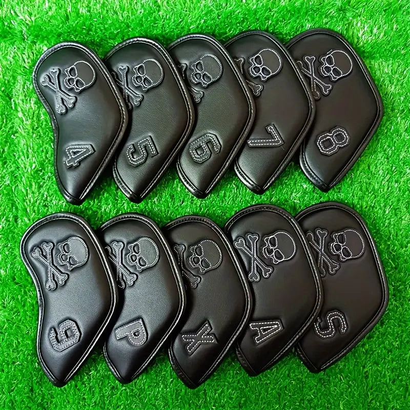 10pcs Skull Golf Club Head Covers Set