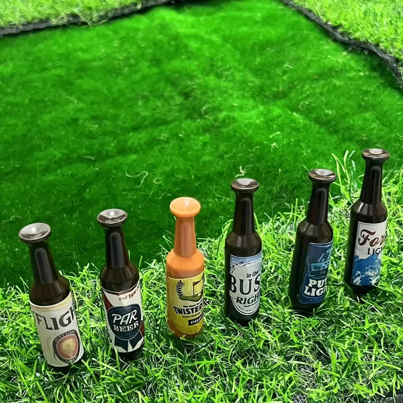 6pcs Beer Bottle Golf Tees